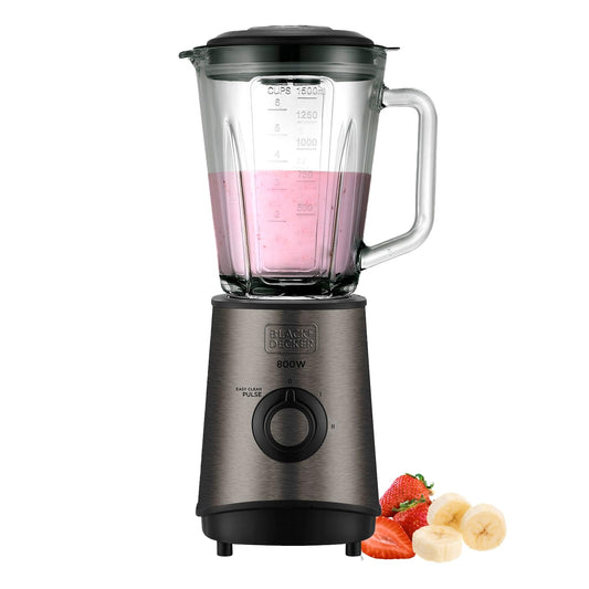 BLACK+DECKER Standmixer 800W, 1,5L Glaskanne
