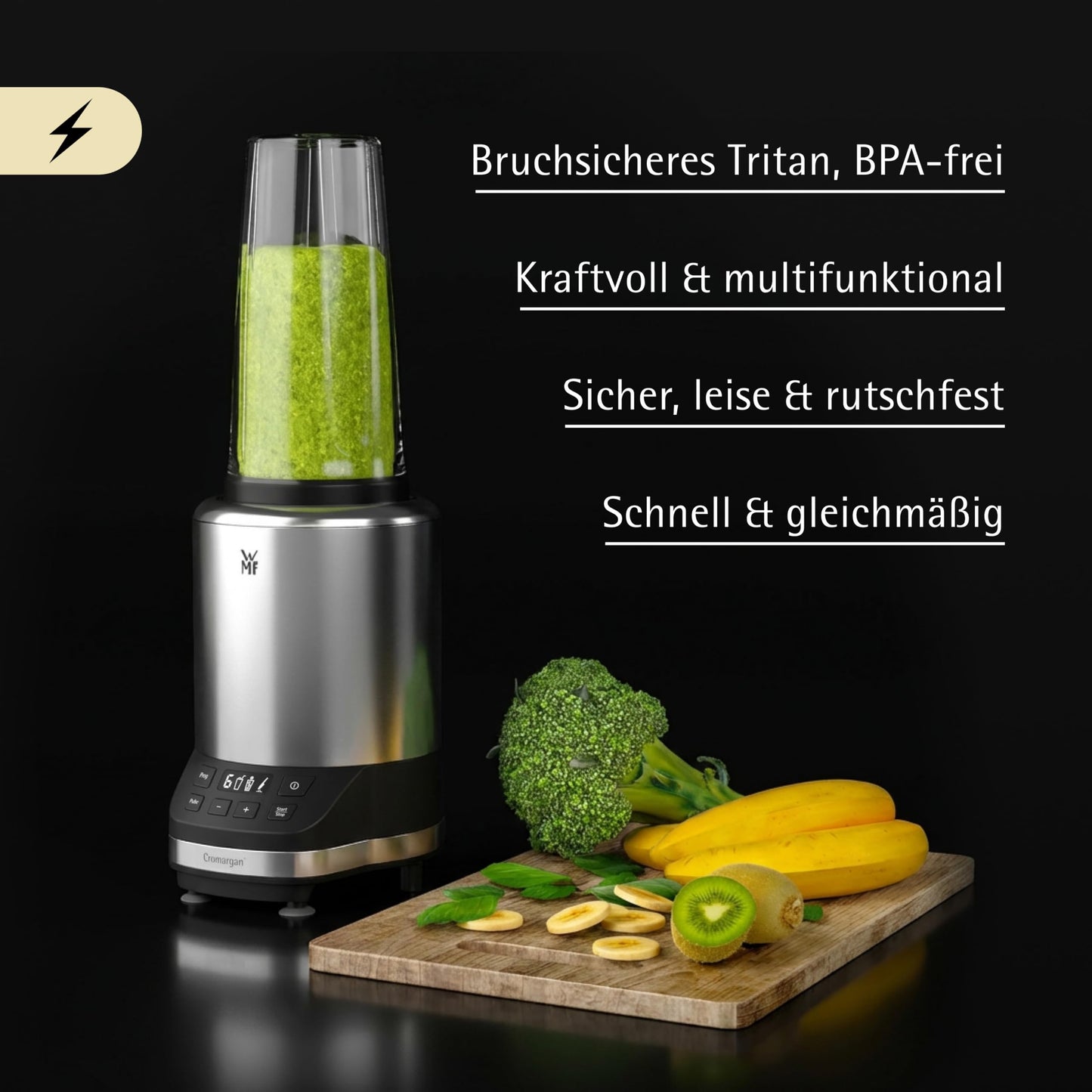 WMF Kult Pro Multifunktionsmixer 30000 U/min, Smoothie Maker